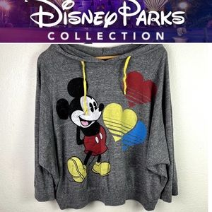 Disneyland Mickey Mouse Women’s Lightweight Hoodie w/Dolman Sleeve